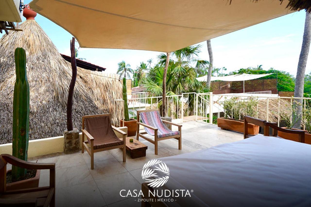 Casa Nudista - LGBT Hotel Zipolite Exterior foto