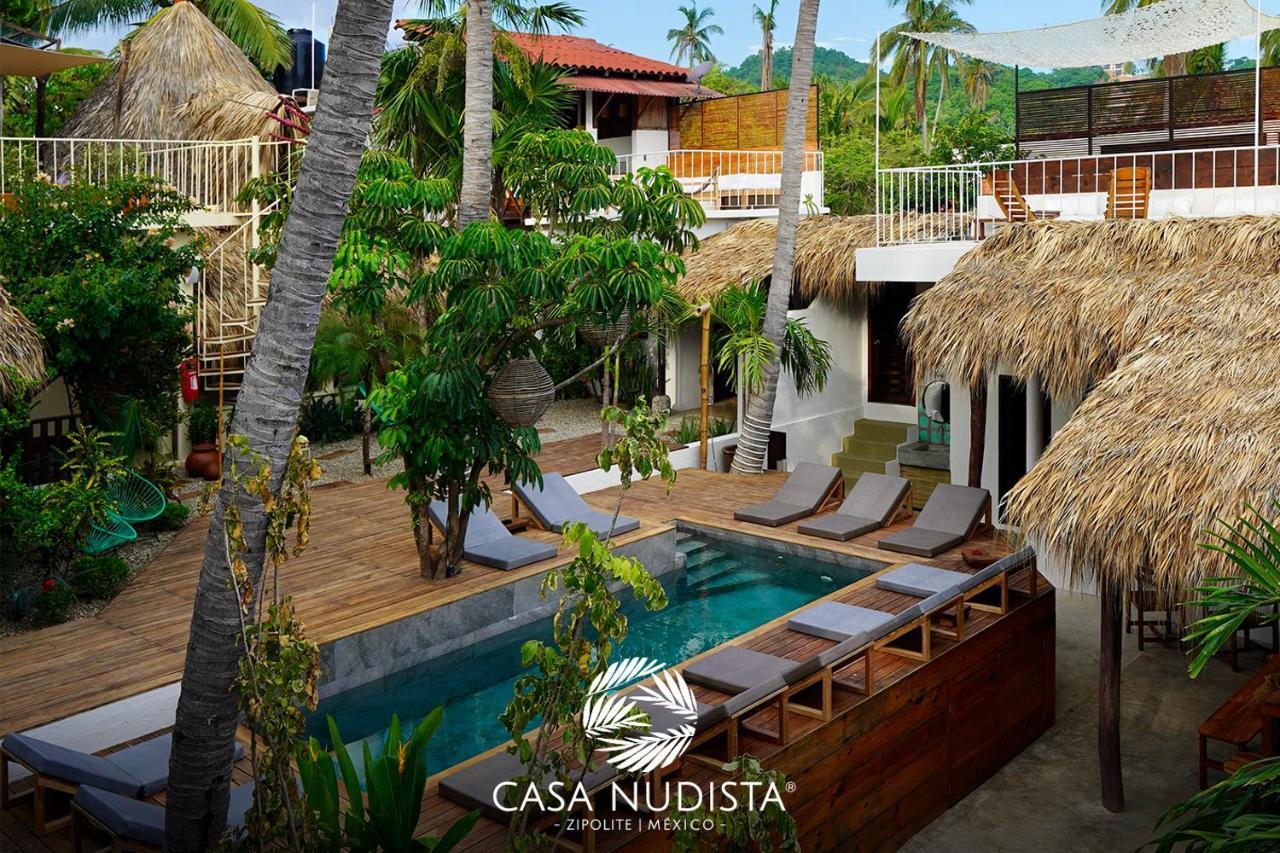 Casa Nudista - LGBT Hotel Zipolite Exterior foto