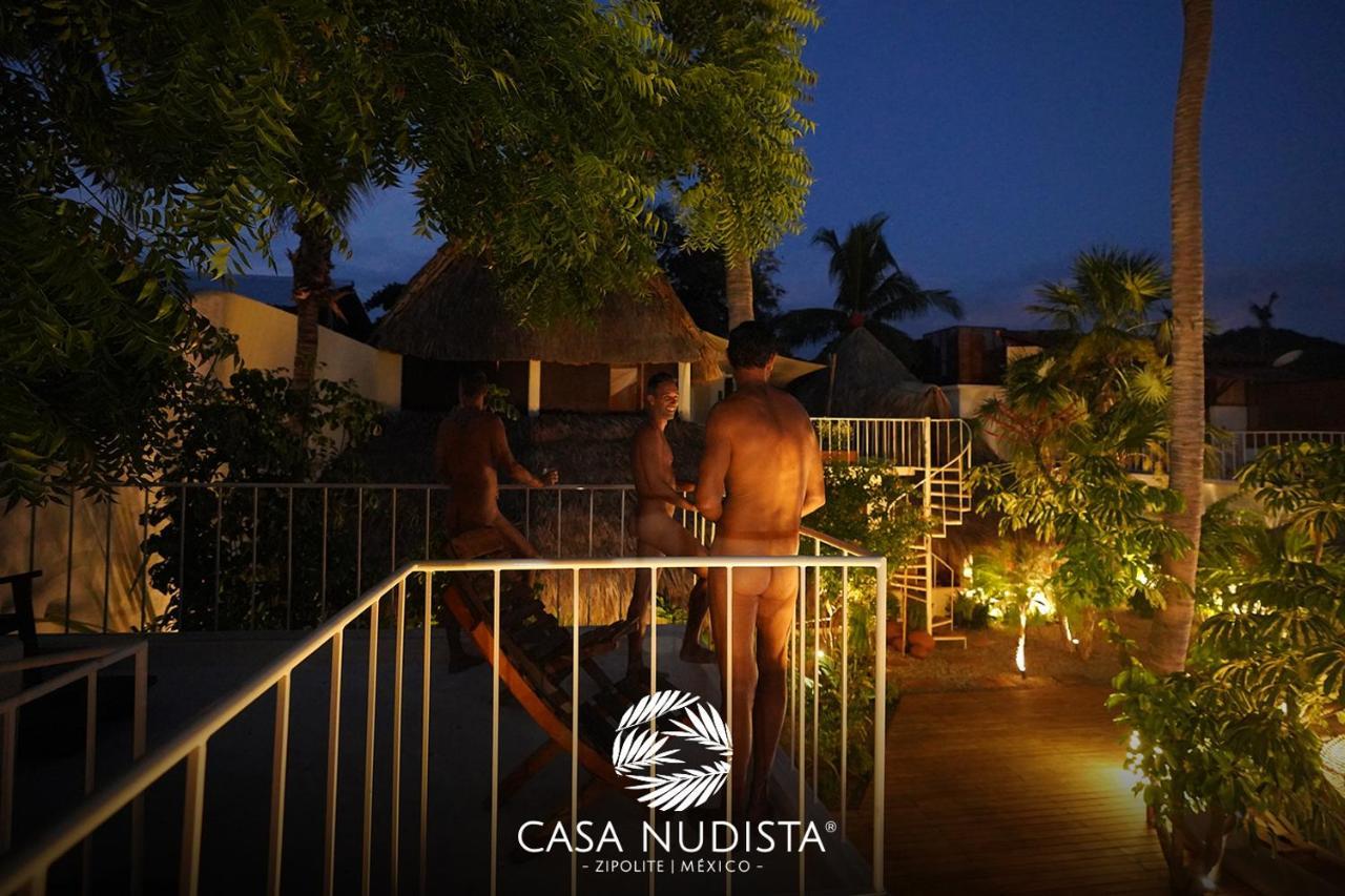 Casa Nudista - LGBT Hotel Zipolite Exterior foto
