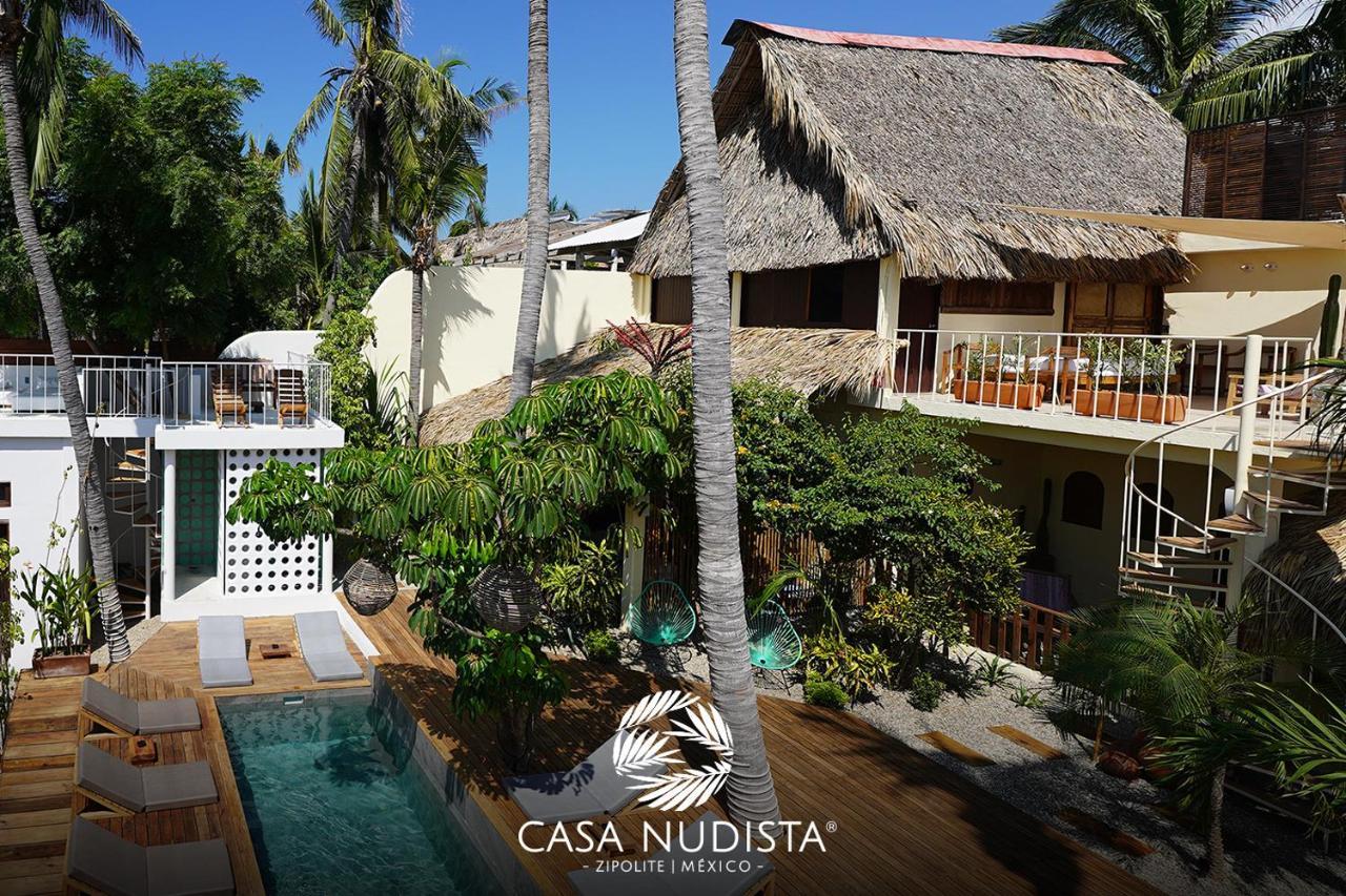 Casa Nudista - LGBT Hotel Zipolite Exterior foto