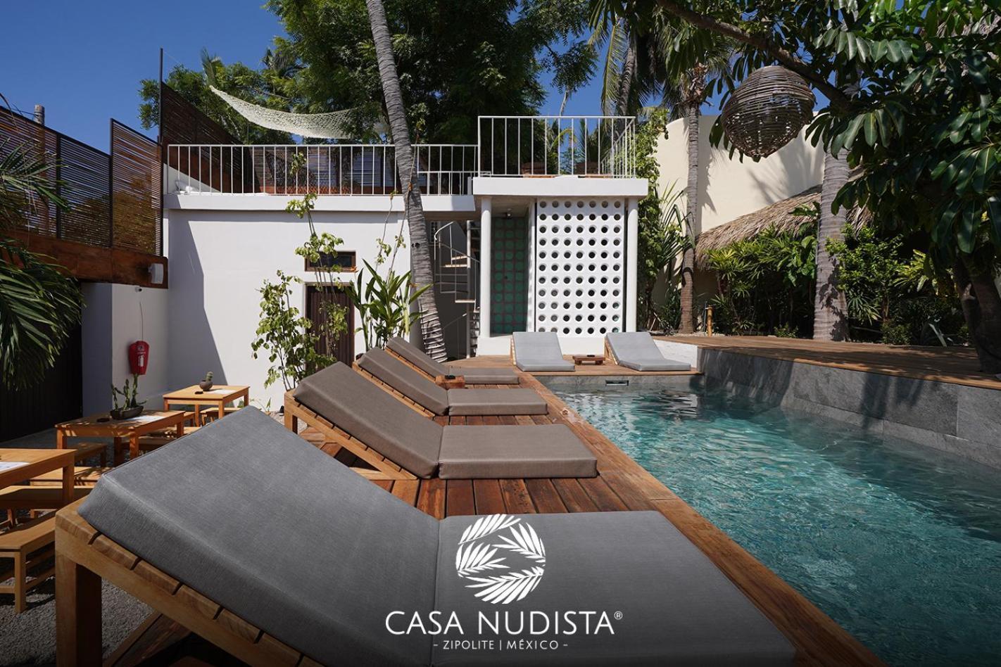 Casa Nudista - LGBT Hotel Zipolite Exterior foto